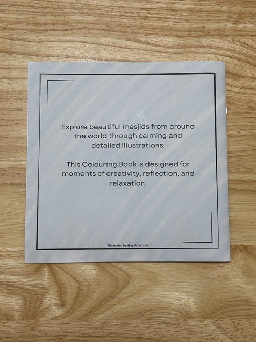 Masjids Around the World – Colouring Book (Preorder)