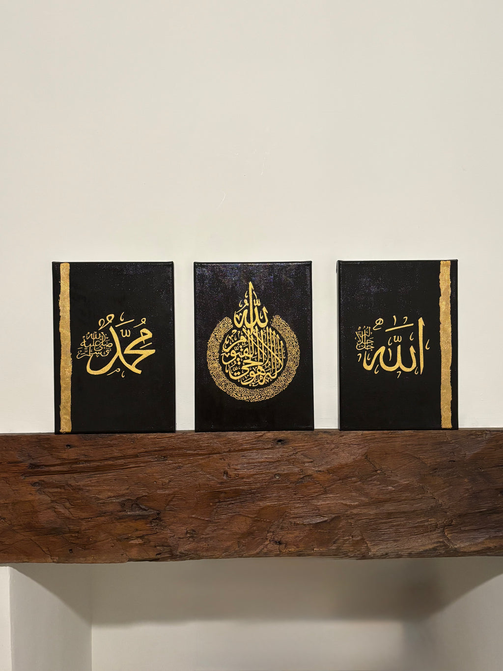 Sacred Unity - Set of 3 Hand-Painted Canvases (Made to Order)